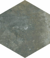 Seville 5.5X6.3” Black Hexagon | Young Interiors Flooring Center