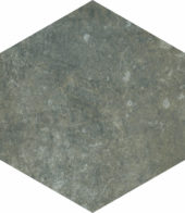Seville 5.5X6.3” Black Hexagon | Young Interiors Flooring Center