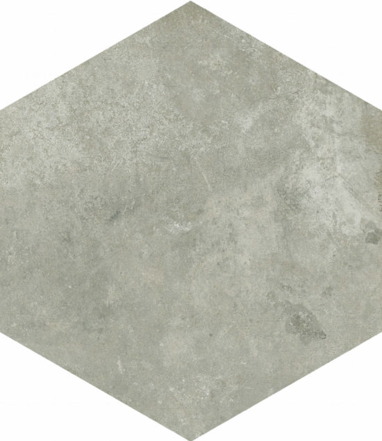Seville 5.5X6.3” Grey Hexagon | Young Interiors Flooring Center