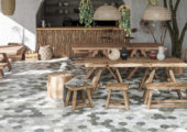 Seville 5.5X6.3” Grey Hexagon | Young Interiors Flooring Center
