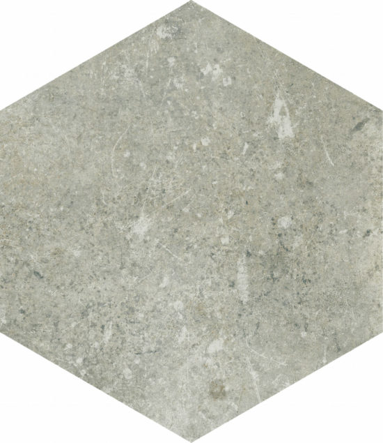 Seville 5.5X6.3” Grey Hexagon | Young Interiors Flooring Center