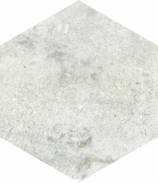 Seville 5.5X6.3” White Hexagon | Young Interiors Flooring Center
