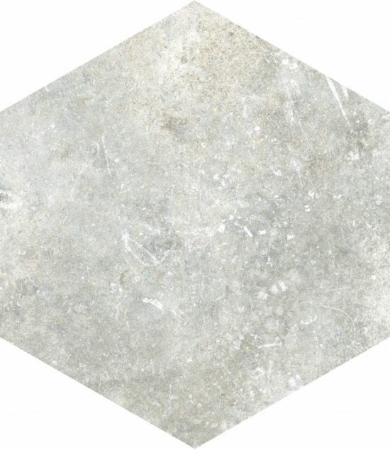 Seville 5.5X6.3” White Hexagon | Young Interiors Flooring Center