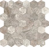 Silver Ash 2 Hexagon Mosaic | Young Interiors Flooring Center