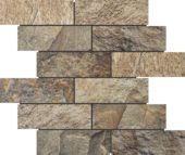 Slate Stone Beige Glazed Ceramic 2"x6" Brick | Young Interiors Flooring Center