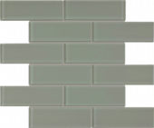 Smoke 2X6 Brick Mosaic | Young Interiors Flooring Center