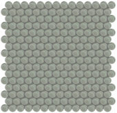 Smoke Penny Round Mosaic | Young Interiors Flooring Center