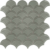 Smoke Scallop Mosaic | Young Interiors Flooring Center