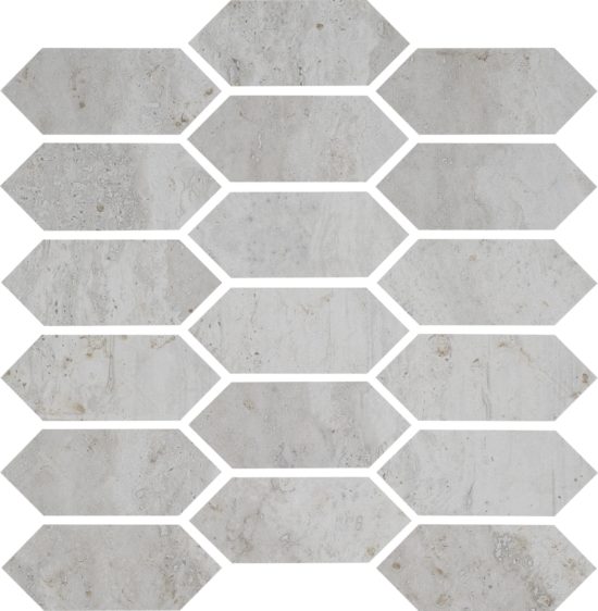 Spirit Silver Picket Mosaic | Young Interiors Flooring Center
