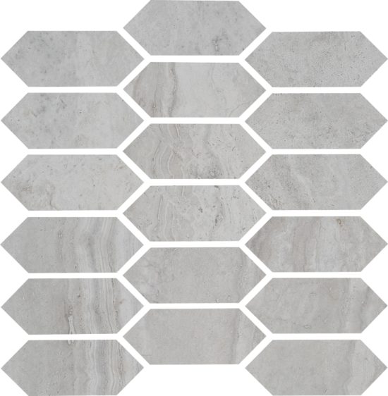 Spirit Silver Picket Mosaic | Young Interiors Flooring Center