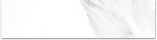 Treasure Statuario 3x12 Polished Bullnose | Young Interiors Flooring Center