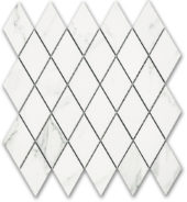 Treasure Statuario Polished Diamond Mosaic | Young Interiors Flooring Center