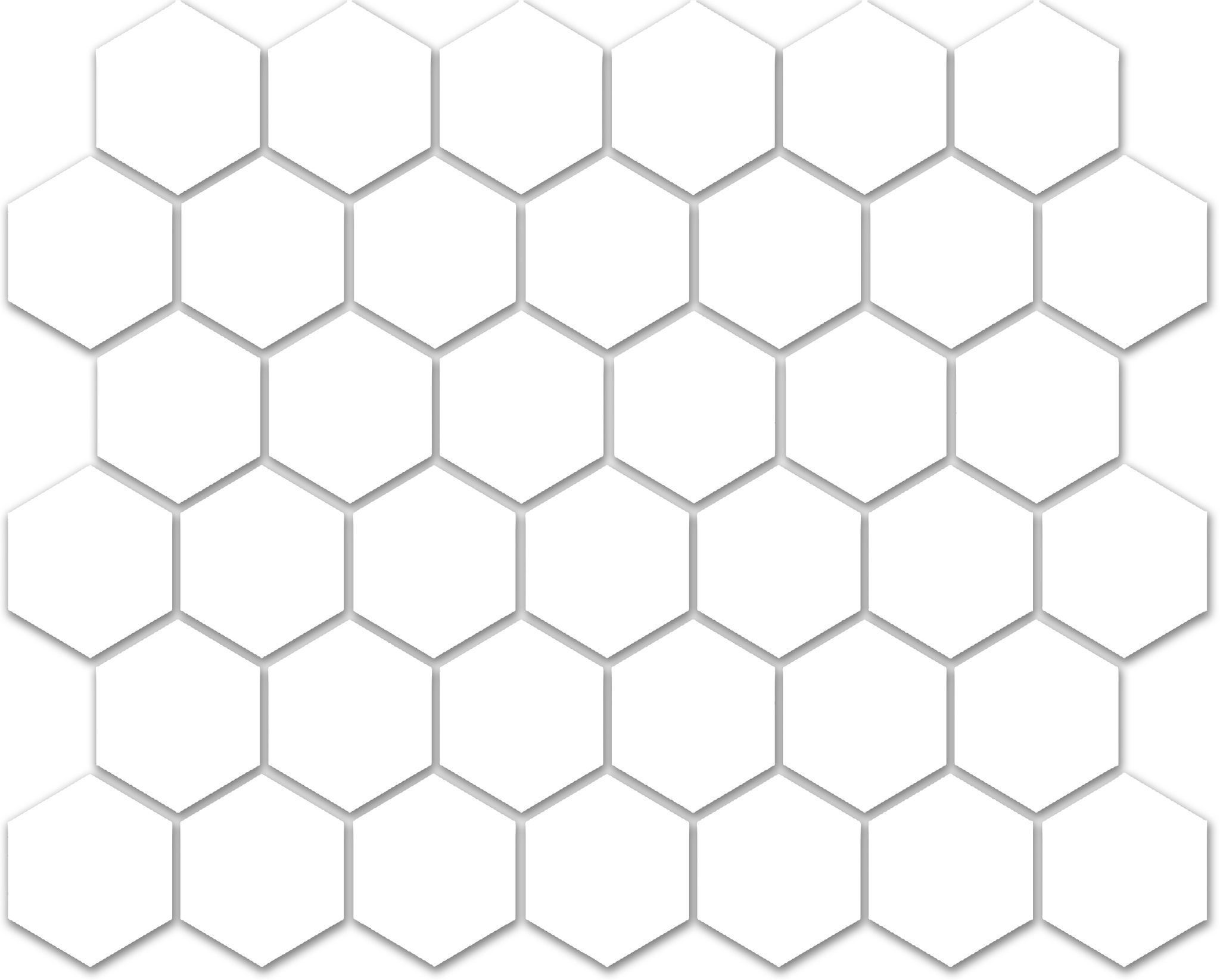 Treasure Ultimate Dolomite 2x2 Carved Hexagon Mosaic | Young Interiors Flooring Center