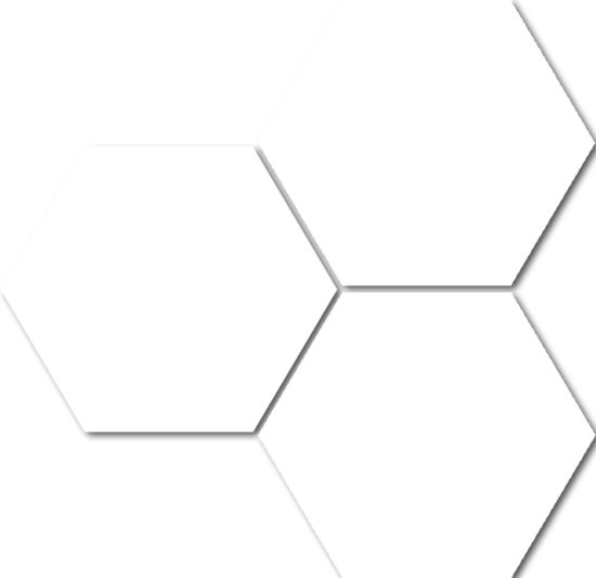 Treasure II Ultimate Dolomite 6″ Carved Hexagon