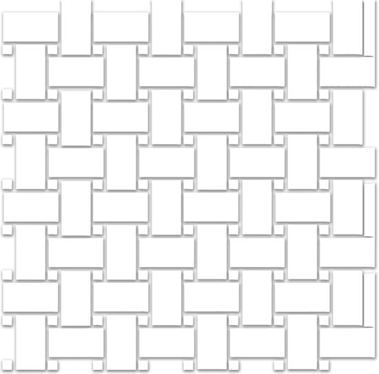 Treasure Ultimate Dolomite Polished Basketweave Mosaic | Young Interiors Flooring Center