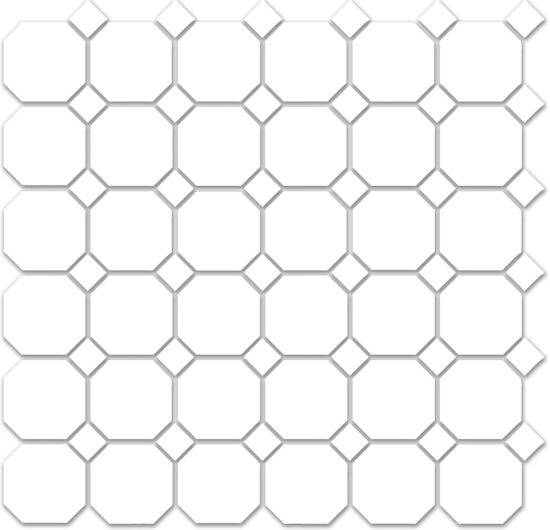 Treasure Ultimate Dolomite Polished Octagon/Dot Mosaic | Young Interiors Flooring Center