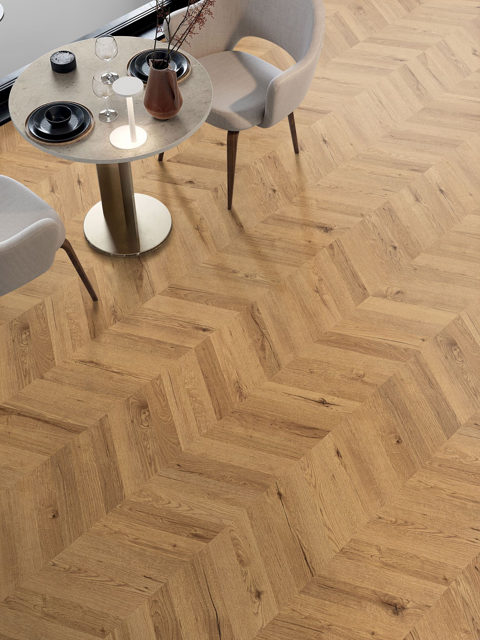 True Earth Chevron 14 | Young Interiors Flooring Center