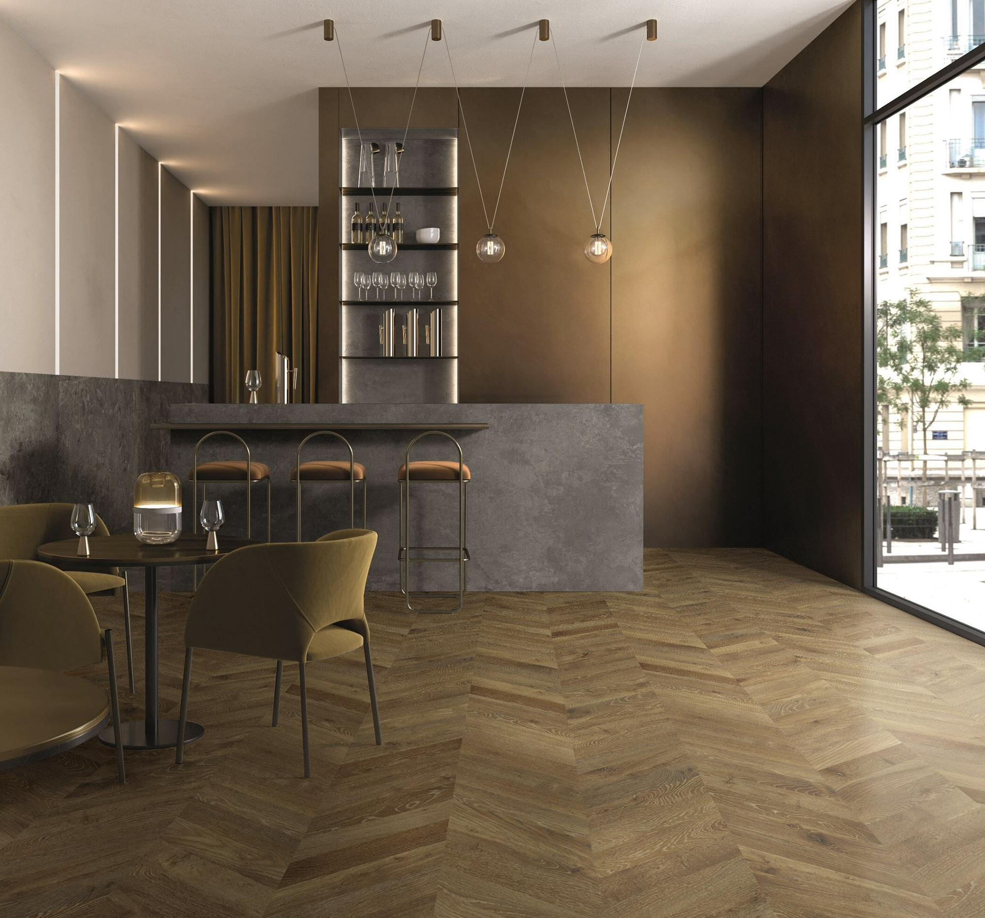 True Earth Chevron 3 | Young Interiors Flooring Center