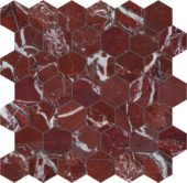 Tuscano Rosso 2 Hexagon Mosaic | Young Interiors Flooring Center