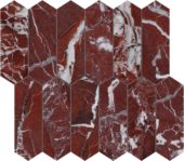 Tuscano Rosso 2x6 Picket Mosaic | Young Interiors Flooring Center