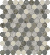 Utopio 1.25  Penny Round Terra  Mosaic | Young Interiors Flooring Center