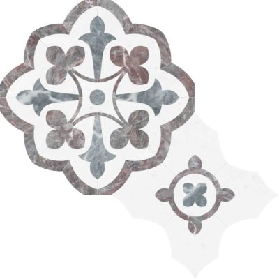 Utopio Fleur Blush Mosaic