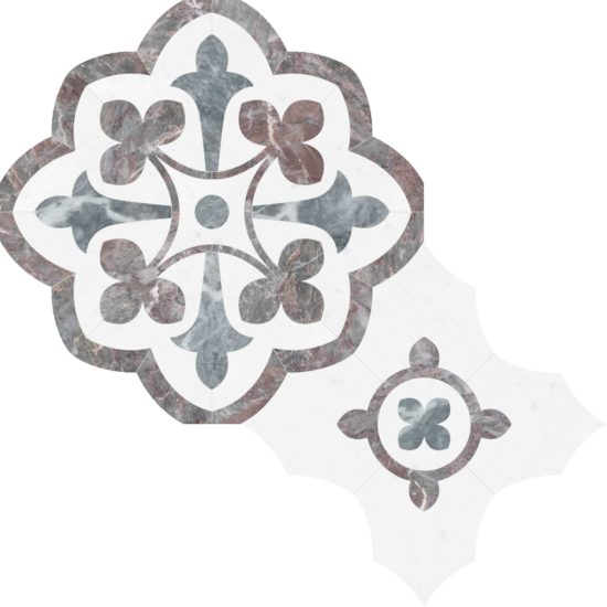 Utopio Fleur Blush Mosaic | Young Interiors Flooring Center
