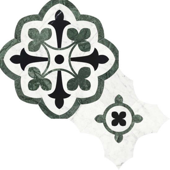 Utopio Fleur Pine Mosaic