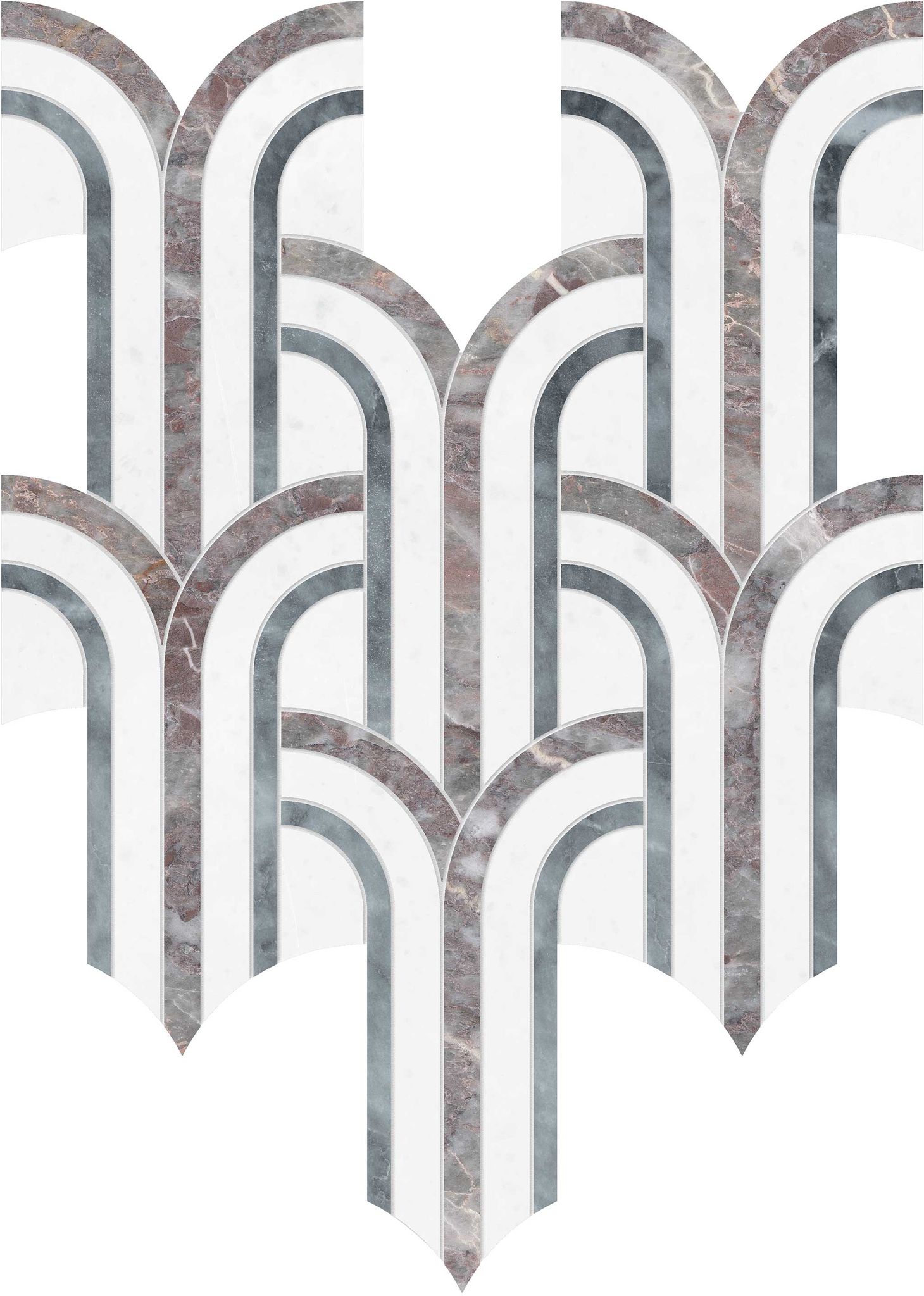 Utopio Florence Blush Mosaic | Young Interiors Flooring Center
