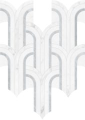 Utopio Florence Dove Stone Mosaic | Young Interiors Flooring Center
