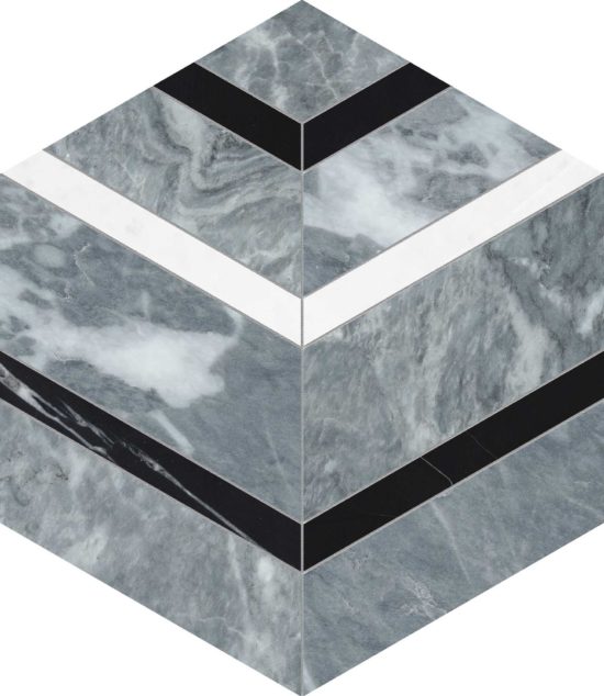 Utopio Hexo Monochromo Mosaic | Young Interiors Flooring Center