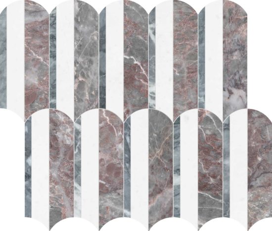 Utopio Hydros Blush Mosaic | Young Interiors Flooring Center