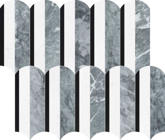 Utopio Hydros Monochromo Mosaic | Young Interiors Flooring Center