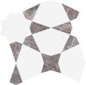 Utopio Stellar Burgundy Mosaic | Young Interiors Flooring Center