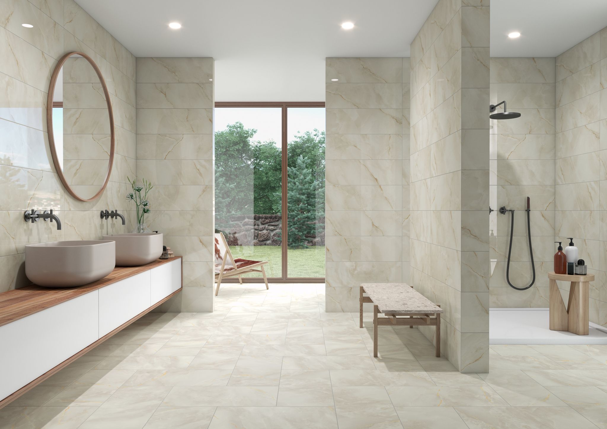 Venezia White 12x24 and 10x30 | Young Interiors Flooring Center