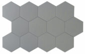Vida 5.5X6.3” Grey Hexagon | Young Interiors Flooring Center
