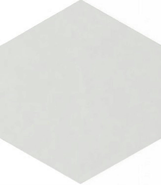 Vida 5.5X6.3” White Hexagon | Young Interiors Flooring Center