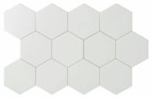 Vida 5.5X6.3” White Hexagon | Young Interiors Flooring Center