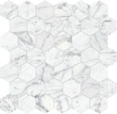 Virtue Bianco 2 Hexagon Mosaic | Young Interiors Flooring Center
