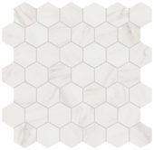 Royal Stoneworks 2" Italian Cream Vein Hex | Young Interiors Flooring Center