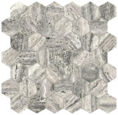 Royal Stoneworks 2" Regal Grey Vein Hex | Young Interiors Flooring Center