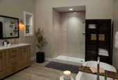 Drift Sand Gloss Shower Wall Kit 30x60x94 | Young Interiors Flooring Center