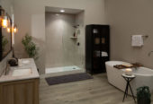 Drift Sand Gloss Shower Wall Kit 32x60x94 | Young Interiors Flooring Center