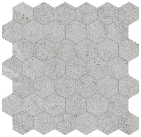 Lithoform 2" Hex Veincut Twilight | Young Interiors Flooring Center