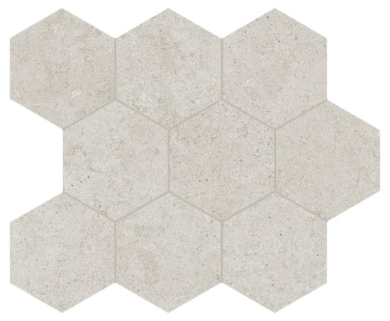 Lithoform 4" Hex Crosscut Dunes | Young Interiors Flooring Center