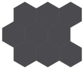 Monoforma 4" Hex Shilhouette Silk | Young Interiors Flooring Center