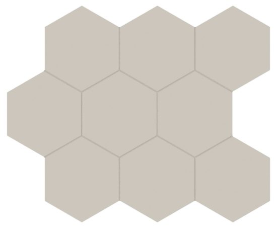 Monoforma 4" Hex Storm Silk | Young Interiors Flooring Center