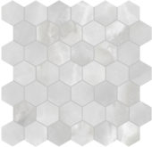 Plata Onyx Crystallo 2 Hexagon Matte | Young Interiors Flooring Center