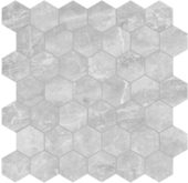 Plata Perla Grigia 2 Hexagon Matte | Young Interiors Flooring Center