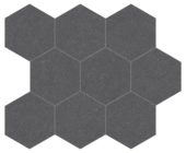 Serena 4" Hex Flint | Young Interiors Flooring Center